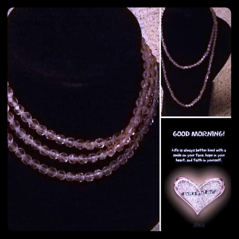 2/$40 SAVARSKI STYLE NECKLACE